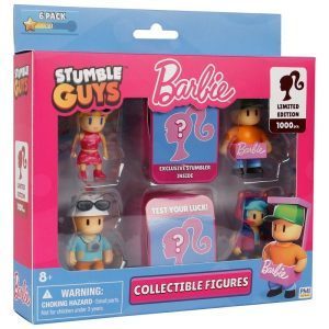 Stumble Guys x Barbie figure 6 pack