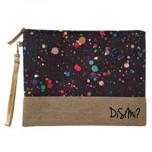 PISMO LA BAG "BLACK DOTS DANCING" DIM. 26x20 CM