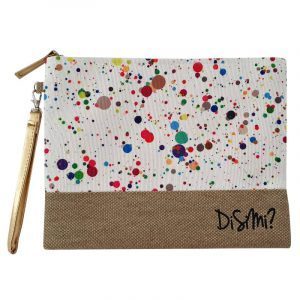 PISMO LA BAG "WHITE DOTS DANCING" DIM. 26X20 CM