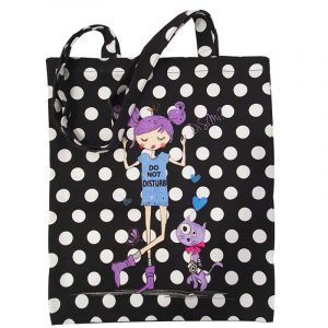 TORBA ŽENSKA ZA SVAKI DAN "DO NOT DISTURB DOTS EDITION"