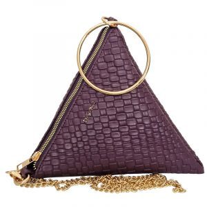 TORBA PIRAMIDA PURPLE dim. 24x24x24 cm