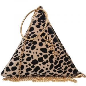 TORBA PIRAMIDA LEOPARD dim. 24x24x24 cm