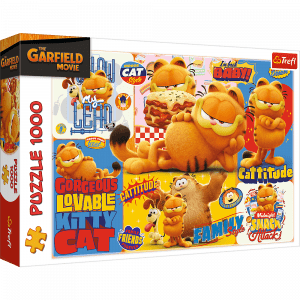Trefl puzzle: 1000 - Garfield