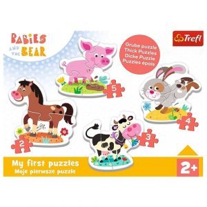 Trefl puzzle: Baby Classic - Na farmi