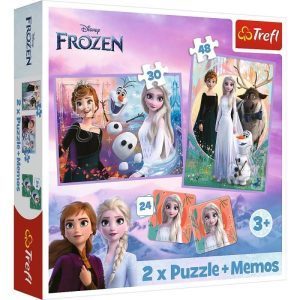 Trefl puzzle: 2in1 + memos - Disney Frozen 2