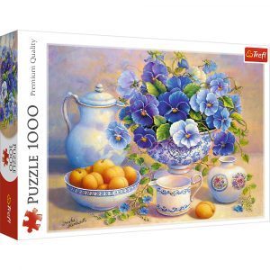Trefl puzzle: 1000 - Blue bouquet