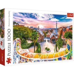 Trefl puzzle: 1000 - Sunset over Barcelona, Spain