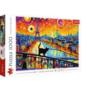 Trefl puzzle: 1000 - Cat in Paris