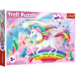 Trefl puzzle: 100 - Into the crystal world of unicorns