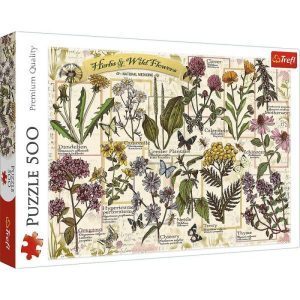 Trefl puzzle: 500 - Herbarium: Medicinal Herbs