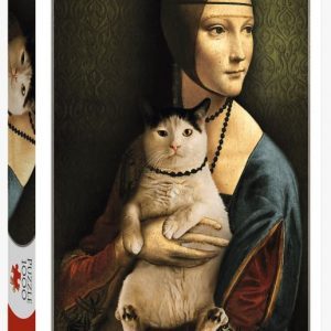 Trefl puzzle: 1000 - Lady with a cat
