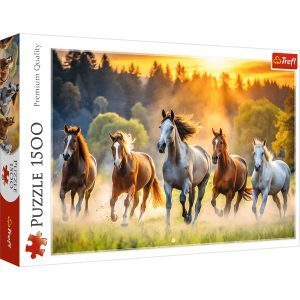 Trefl puzzle: 1500 - Wild horses