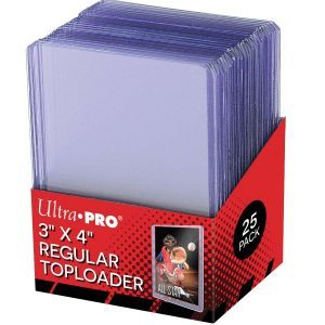 UP - Toploader - 3" X 4" Clear Regular (25 Pieces)