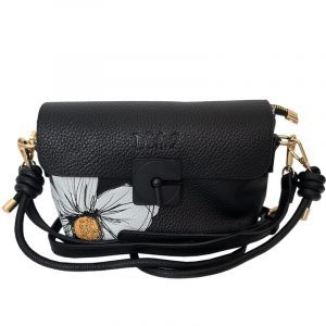 Torba “Daisy” crna dim. 22x10x14 cm