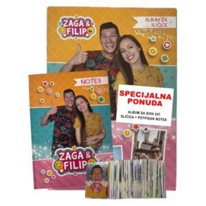 Popunjen Album Zaga&Filip br. 1