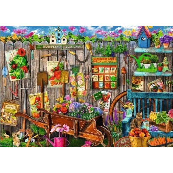 Trefl puzzle: 2×500 – Working in the Garden – TROPIK