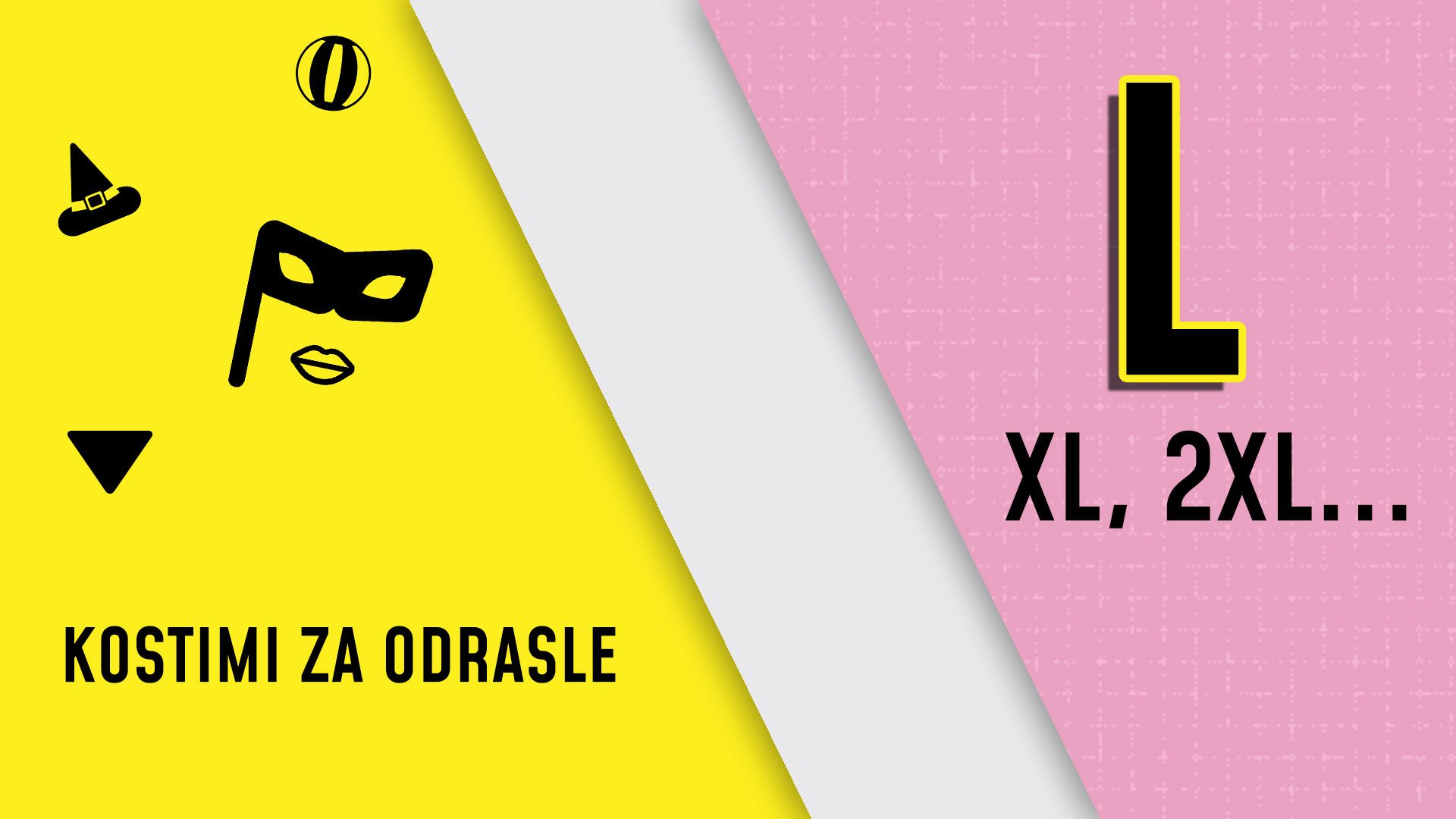 Kostimi za odrasle u veličini L ili veće