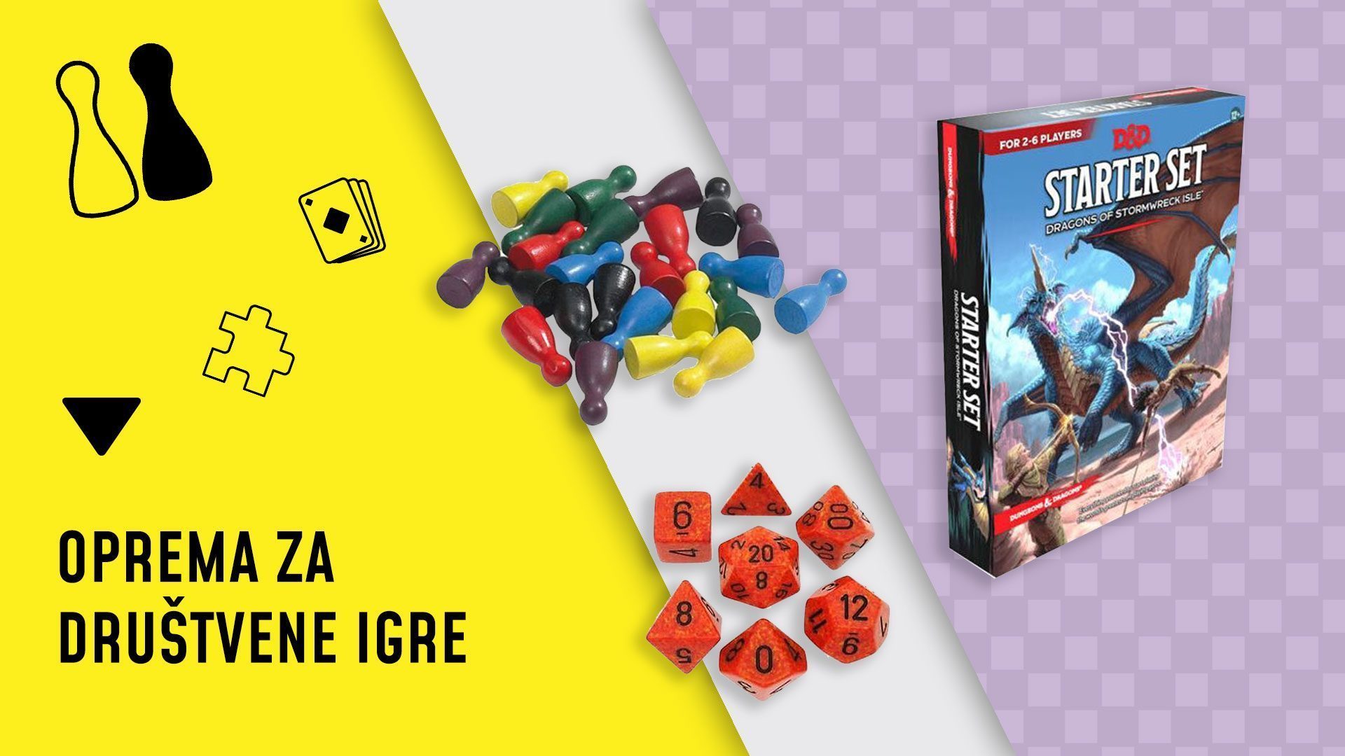 Oprema za društvene igre